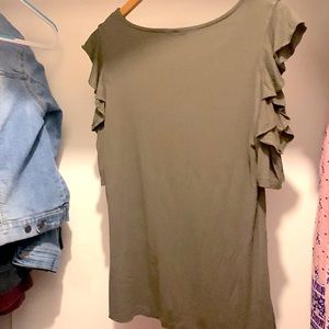Apt.9 flutter sleeve tee